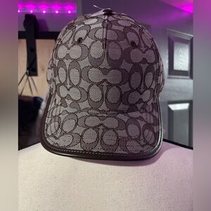 NWT Unisex Coach Signature C Jacquard Monogram Baseball Hat XS